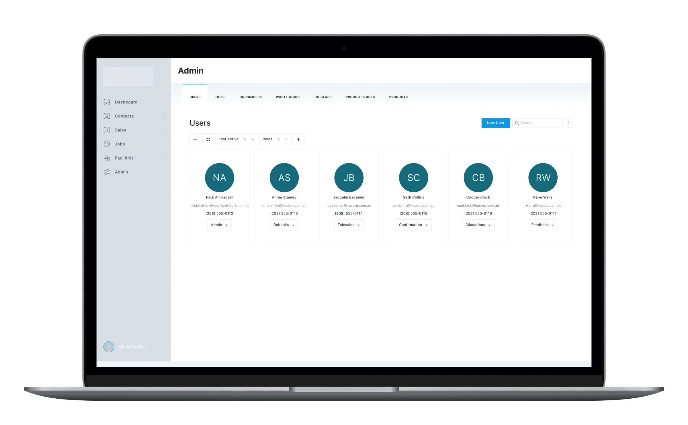 User Management app screenshot